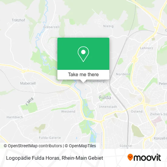 Карта Logopädie Fulda Horas