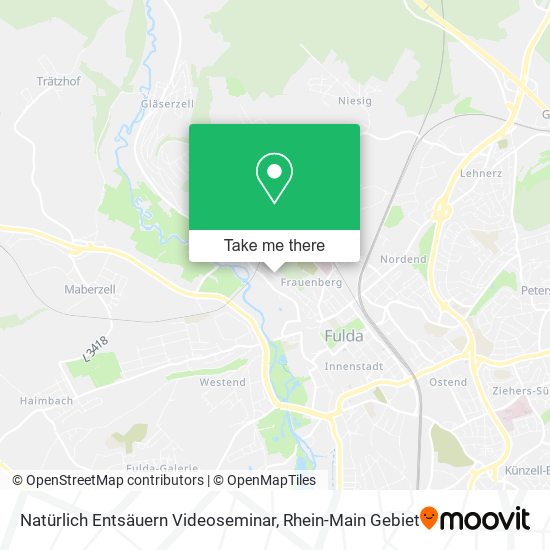 Natürlich Entsäuern Videoseminar map