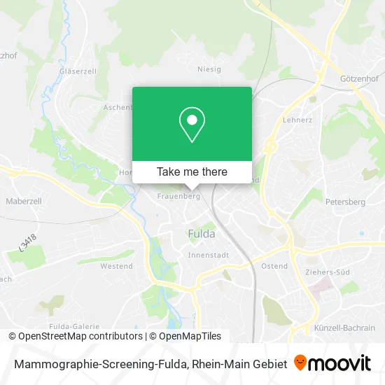 Карта Mammographie-Screening-Fulda