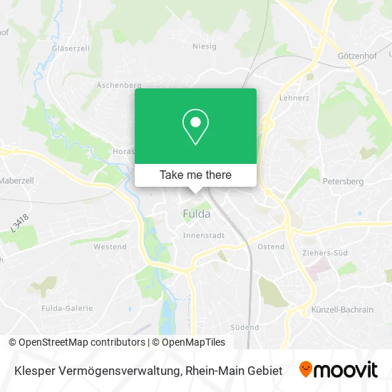 Карта Klesper Vermögensverwaltung