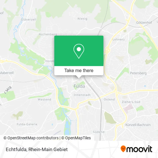 Карта Echtfulda