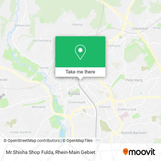 Карта Mr.Shisha Shop Fulda