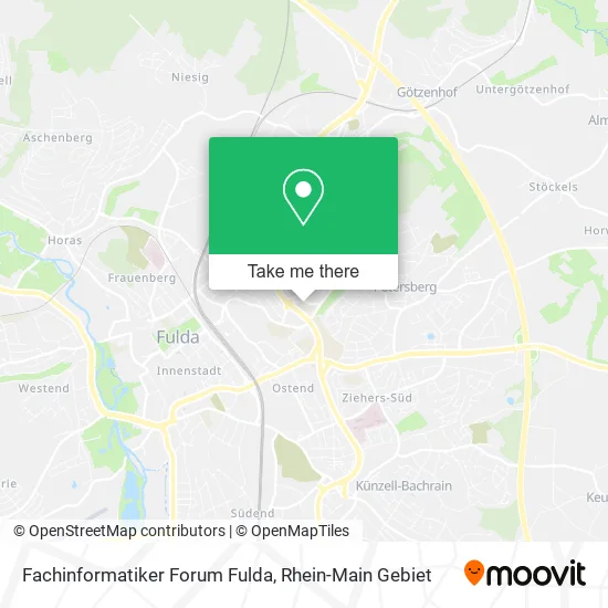Карта Fachinformatiker Forum Fulda