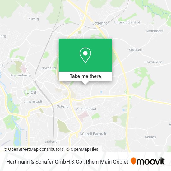 Hartmann & Schäfer GmbH & Co. map