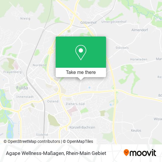 Agape Wellness-Maßagen map