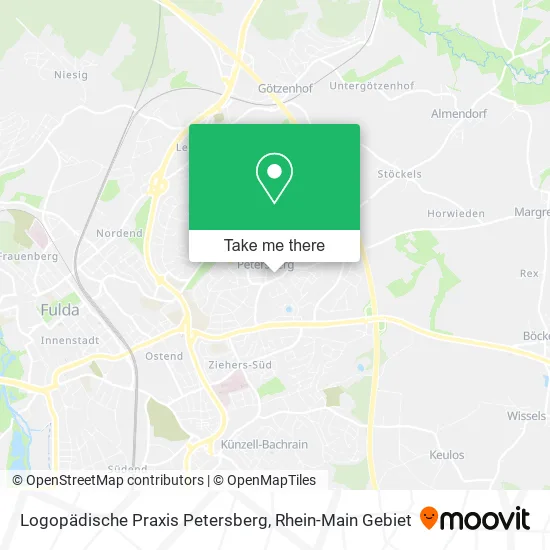 Карта Logopädische Praxis Petersberg