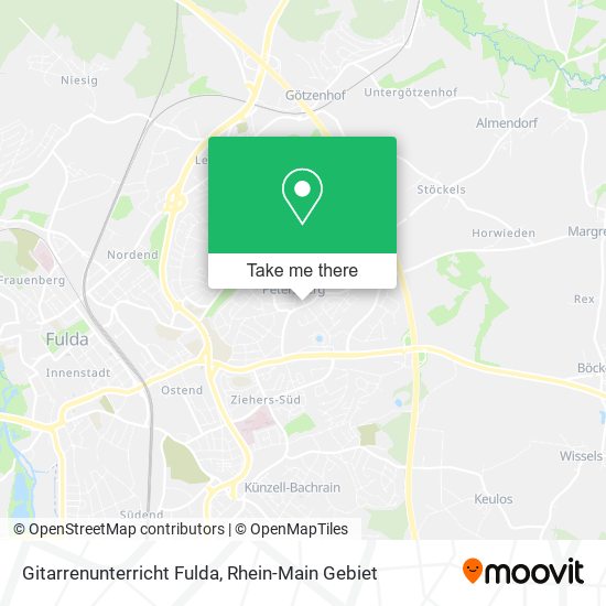 Gitarrenunterricht Fulda map