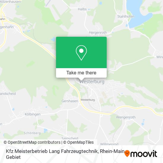 Kfz Meisterbetrieb Lang Fahrzeugtechnik map