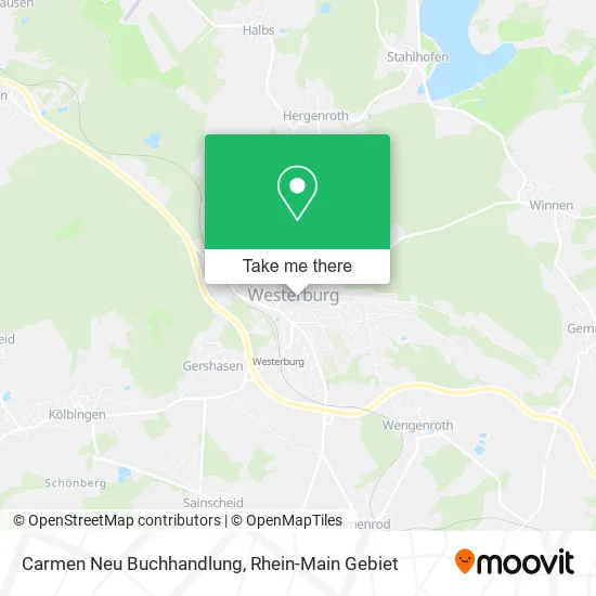 Карта Carmen Neu Buchhandlung