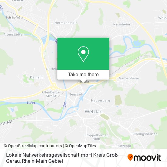 Lokale Nahverkehrsgesellschaft mbH Kreis Groß-Gerau map