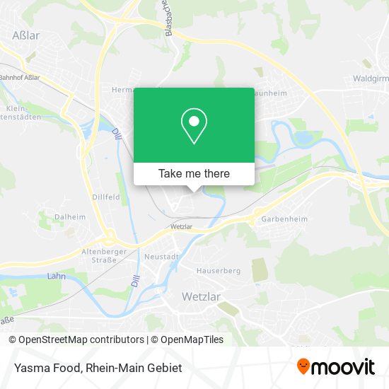 Yasma Food map