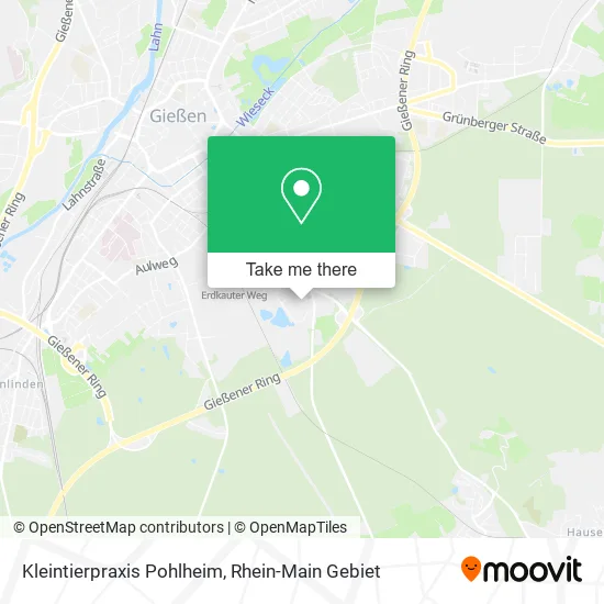 Карта Kleintierpraxis Pohlheim