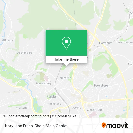 Карта Koryukan Fulda