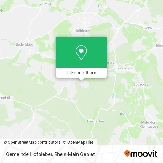 Карта Gemeinde Hofbieber