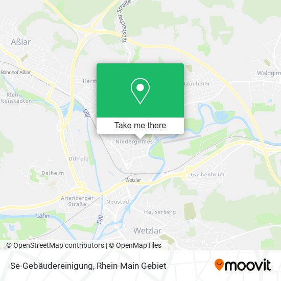 Se-Gebäudereinigung map