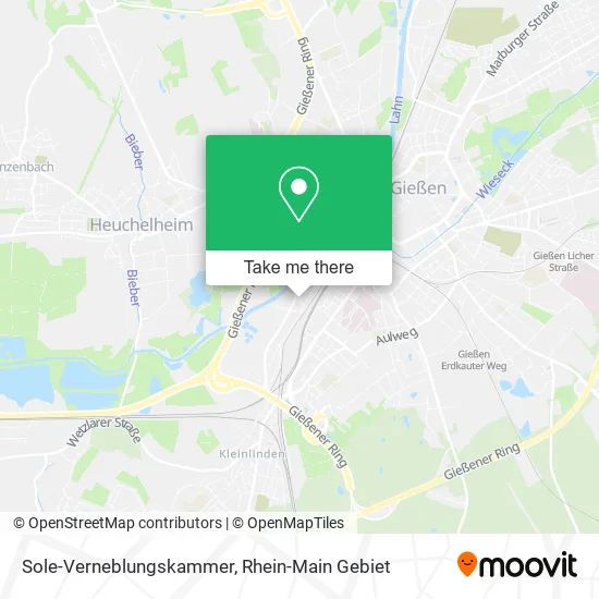 Карта Sole-Verneblungskammer