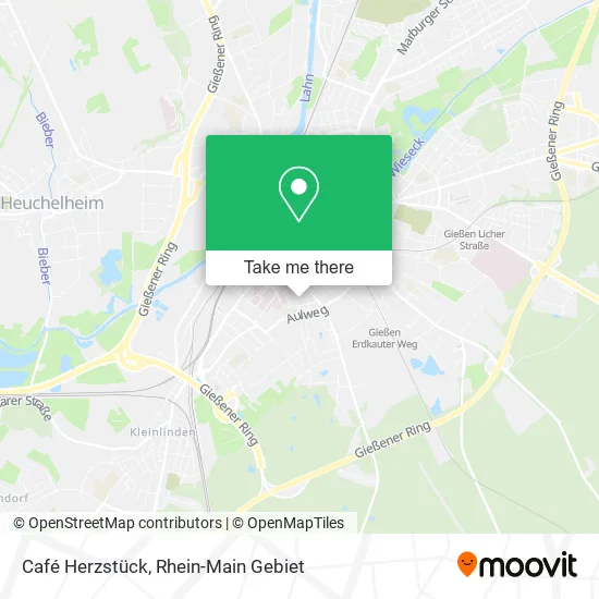 Карта Café Herzstück