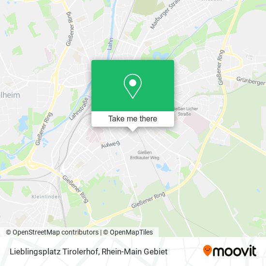 Карта Lieblingsplatz Tirolerhof
