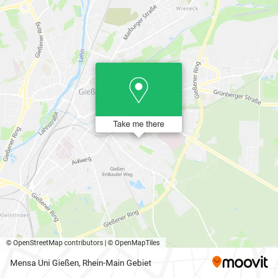Карта Mensa Uni Gießen