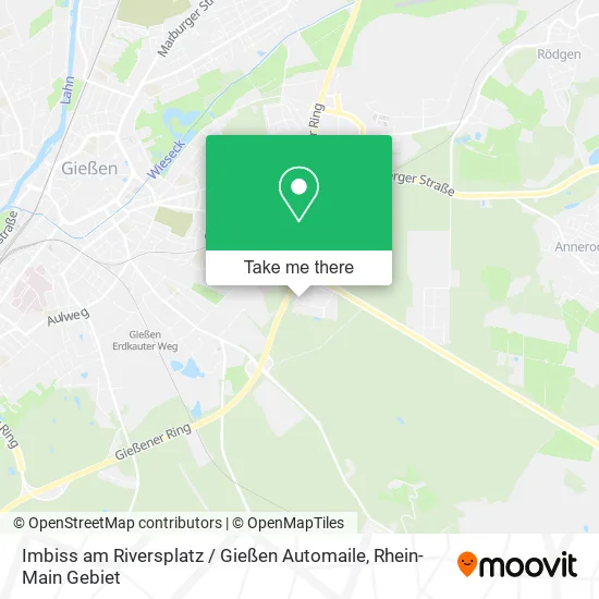 Карта Imbiss am Riversplatz / Gießen Automaile