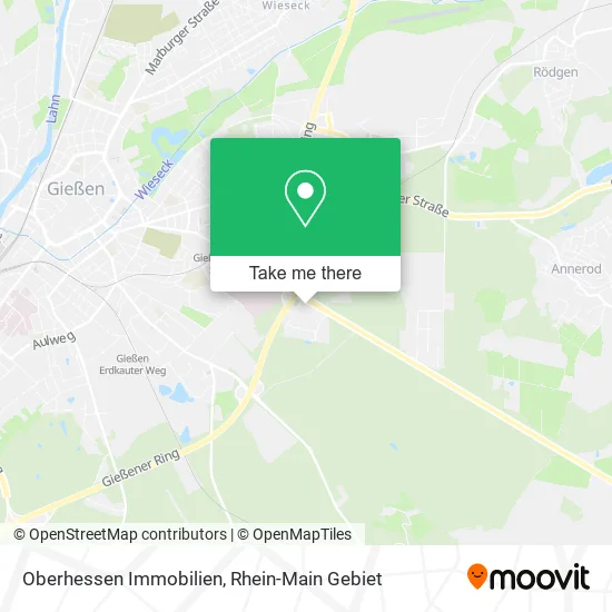Карта Oberhessen Immobilien