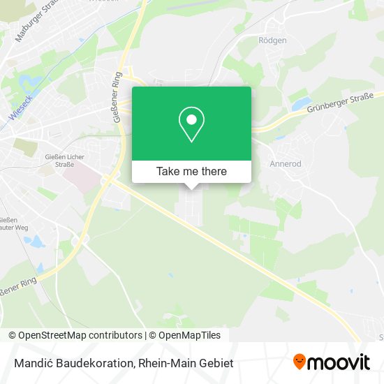 Mandić Baudekoration map