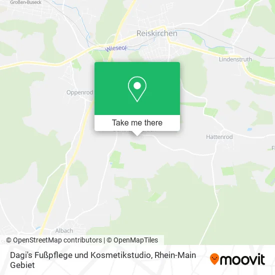 Карта Dagi's Fußpflege und Kosmetikstudio