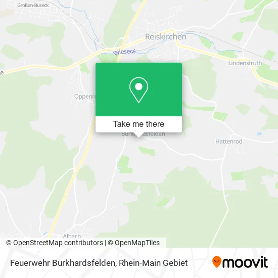 Карта Feuerwehr Burkhardsfelden