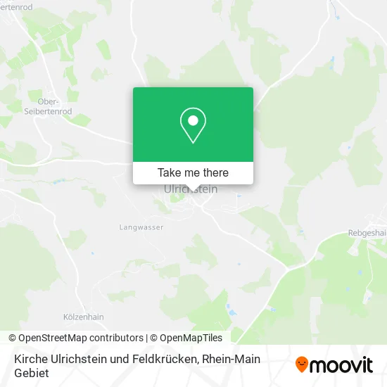 Карта Kirche Ulrichstein und Feldkrücken