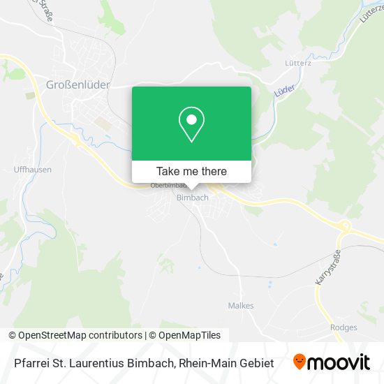 Pfarrei St. Laurentius Bimbach map