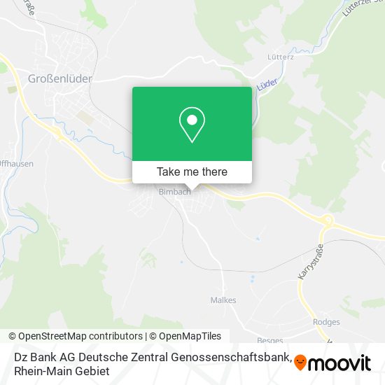 Dz Bank AG Deutsche Zentral Genossenschaftsbank map
