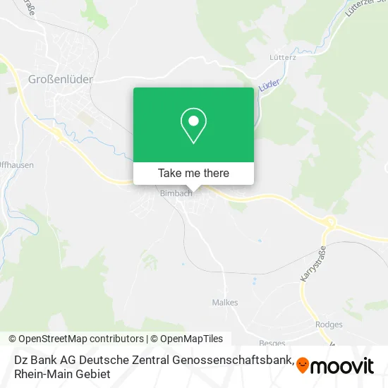 Карта Dz Bank AG Deutsche Zentral Genossenschaftsbank