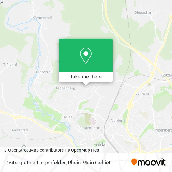Карта Osteopathie Lingenfelder