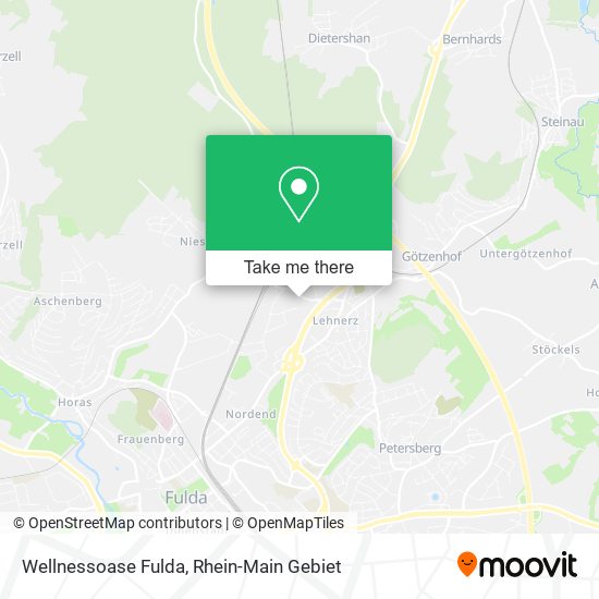 Карта Wellnessoase Fulda