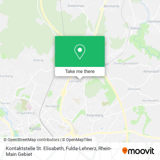 Kontaktstelle St. Elisabeth, Fulda-Lehnerz map