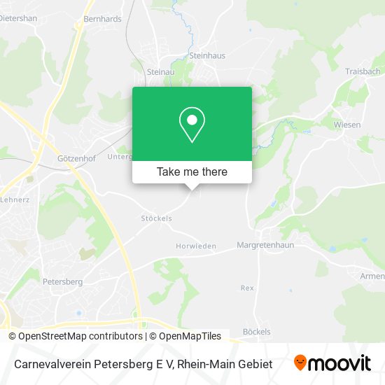 Carnevalverein Petersberg E V map
