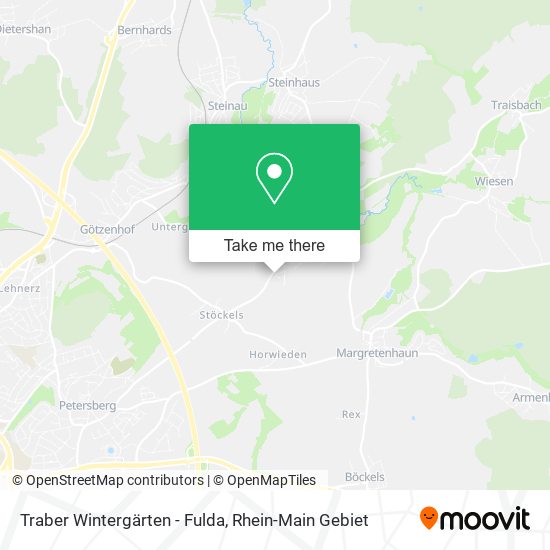 Traber Wintergärten - Fulda map