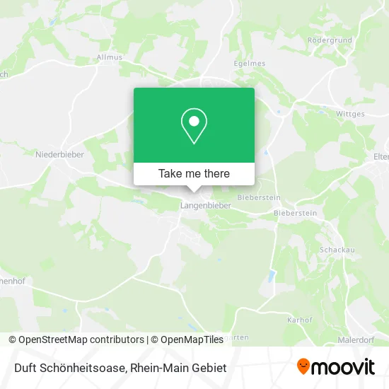 Карта Duft Schönheitsoase