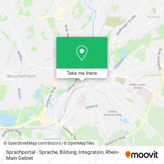 Карта Sprachportal - Sprache, Bildung, Integration