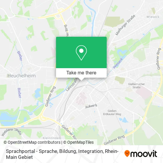 Карта Sprachportal - Sprache, Bildung, Integration