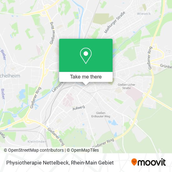Physiotherapie Nettelbeck map