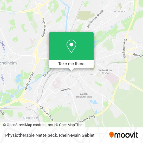 Карта Physiotherapie Nettelbeck