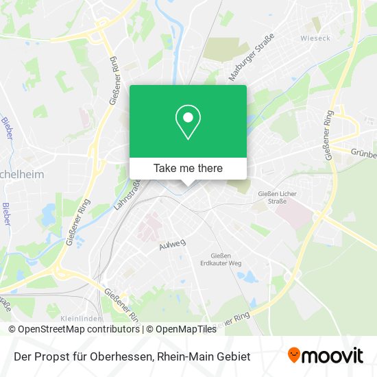 Der Propst für Oberhessen map
