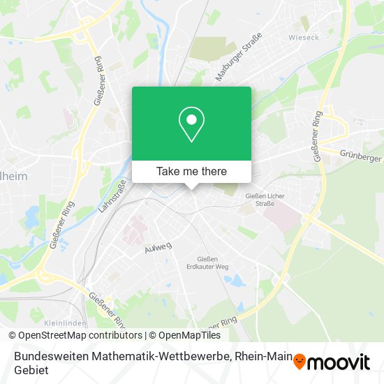Bundesweiten Mathematik-Wettbewerbe map