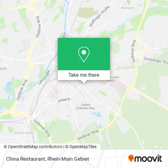 Карта China Restaurant