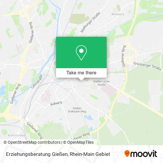 Карта Erziehungsberatung Gießen