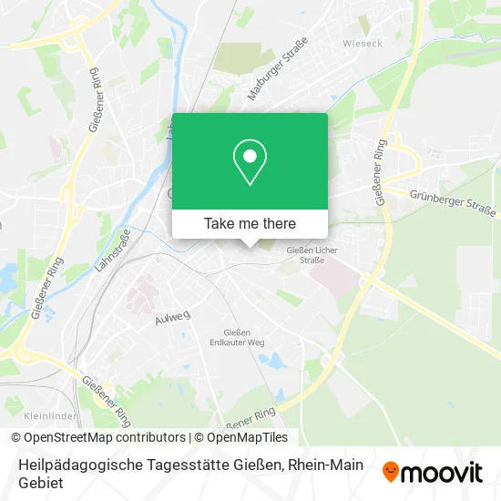 Карта Heilpädagogische Tagesstätte Gießen