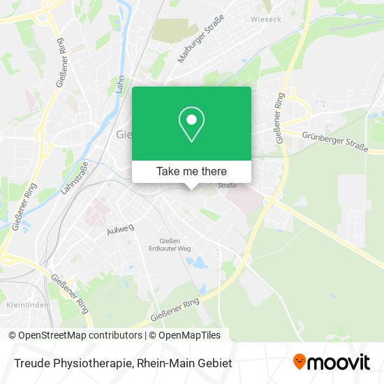 Карта Treude Physiotherapie