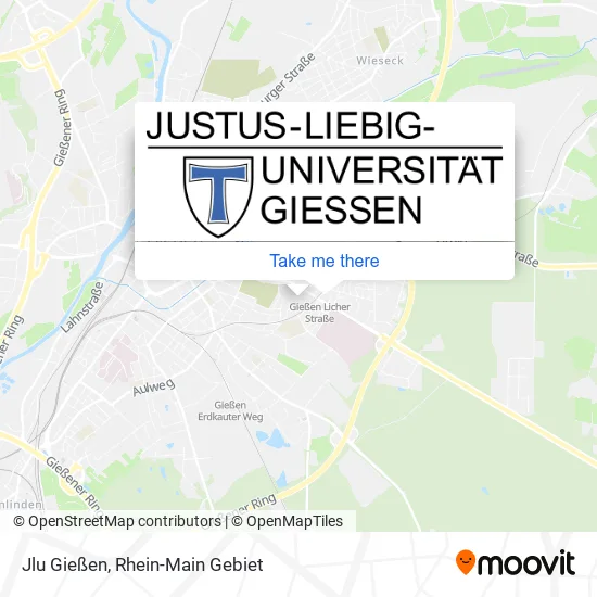 Карта Jlu Gießen