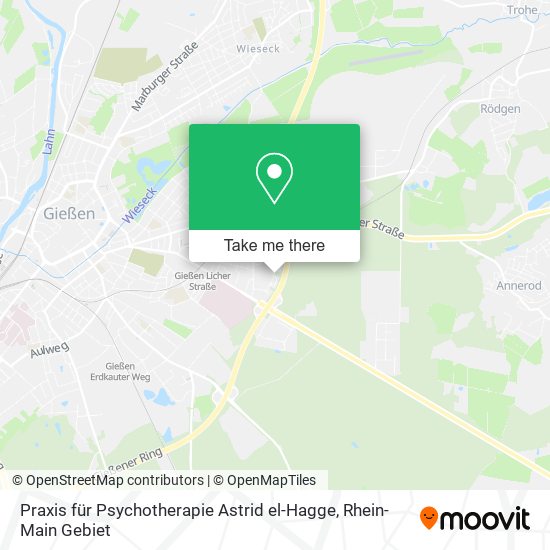 Praxis für Psychotherapie Astrid el-Hagge map